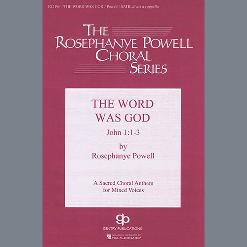Easily Download Rosephanye Powell Printable PDF piano music notes, guitar tabs for  SATB Choir. Transpose or transcribe this score in no time - Learn how to play song progression.