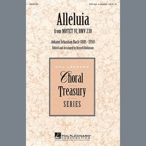 Easily Download Russell Robinson Printable PDF piano music notes, guitar tabs for  SSA Choir. Transpose or transcribe this score in no time - Learn how to play song progression.