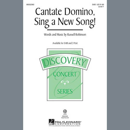 Easily Download Russell Robinson Printable PDF piano music notes, guitar tabs for  2-Part Choir. Transpose or transcribe this score in no time - Learn how to play song progression.