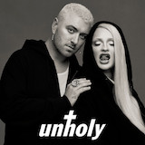 Sam Smith 'Unholy (feat. Kim Petras)' Piano, Vocal & Guitar Chords (Right-Hand Melody)