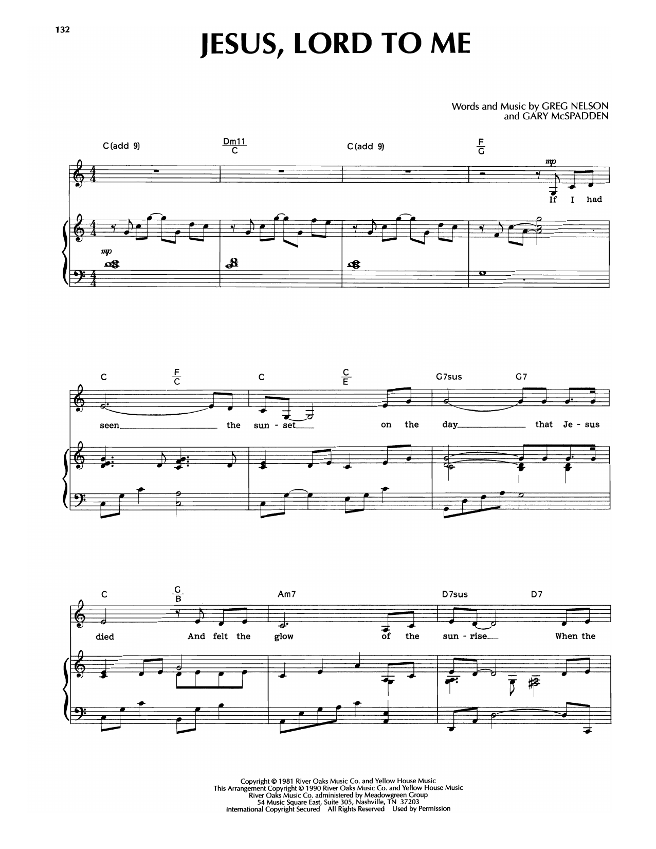 Sandi Patti Jesus, Lord To Me sheet music notes and chords arranged for Piano & Vocal