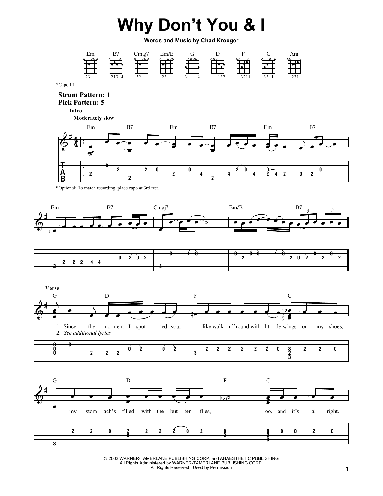 Santana Why Don't You & I sheet music notes and chords arranged for Piano, Vocal & Guitar Chords (Right-Hand Melody)