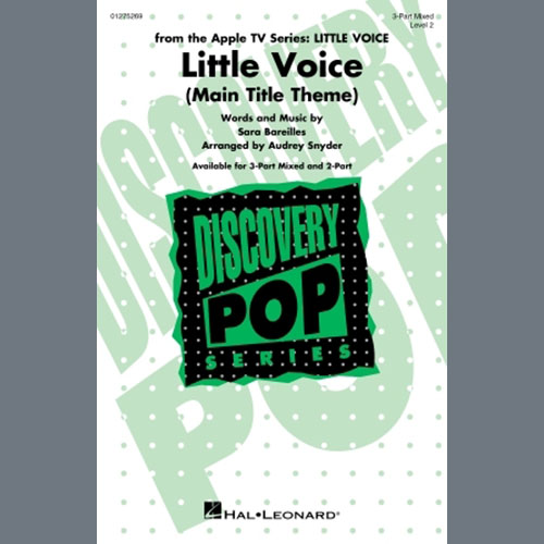 Easily Download Sara Bareilles Printable PDF piano music notes, guitar tabs for  3-Part Mixed Choir. Transpose or transcribe this score in no time - Learn how to play song progression.