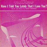 Scott Wiseman 'Have I Told You Lately That I Love You' Lead Sheet / Fake Book