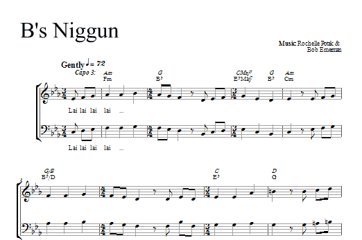 Shir Harmony B's Nign sheet music notes and chords arranged for 2-Part Choir
