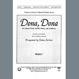 Sholom Secunda 'Dona, Dona (arr. Joshua Jacobson)' SATB Choir