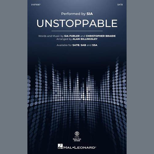 Easily Download Sia Printable PDF piano music notes, guitar tabs for  SSA Choir. Transpose or transcribe this score in no time - Learn how to play song progression.
