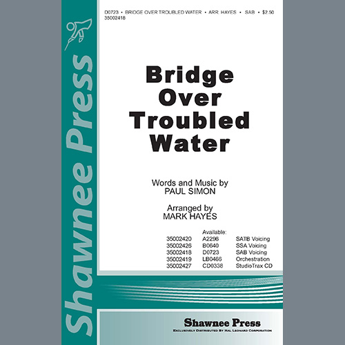 Easily Download Simon & Garfunkel Printable PDF piano music notes, guitar tabs for  SAB Choir. Transpose or transcribe this score in no time - Learn how to play song progression.