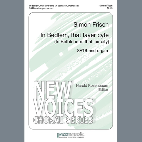 Easily Download Simon Frisch Printable PDF piano music notes, guitar tabs for  SATB Choir. Transpose or transcribe this score in no time - Learn how to play song progression.