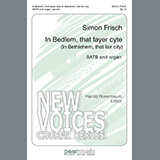Simon Frisch 'In Bedlem, That Fayer Cyte (In Bethlehem, That Fair City)' SATB Choir