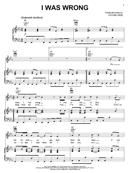 Social Distortion I Was Wrong sheet music notes and chords arranged for Bass Guitar Tab