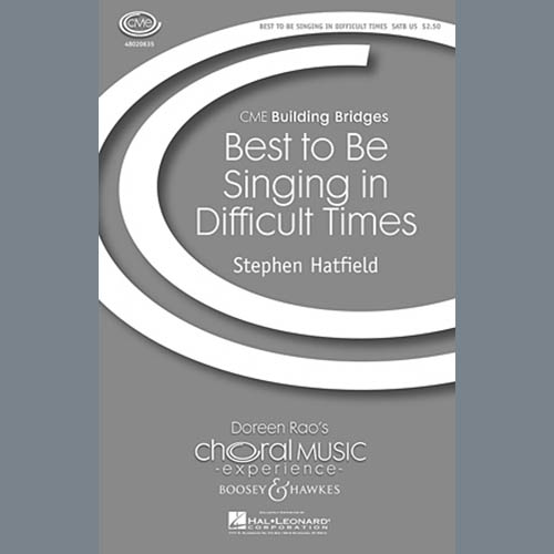 Easily Download Stephen Hatfield Printable PDF piano music notes, guitar tabs for  SATB Choir. Transpose or transcribe this score in no time - Learn how to play song progression.