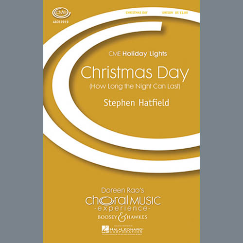 Easily Download Stephen Hatfield Printable PDF piano music notes, guitar tabs for  Unison Choir. Transpose or transcribe this score in no time - Learn how to play song progression.