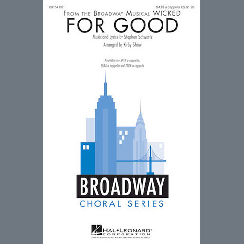 Easily Download Stephen Schwartz Printable PDF piano music notes, guitar tabs for  TTBB Choir. Transpose or transcribe this score in no time - Learn how to play song progression.