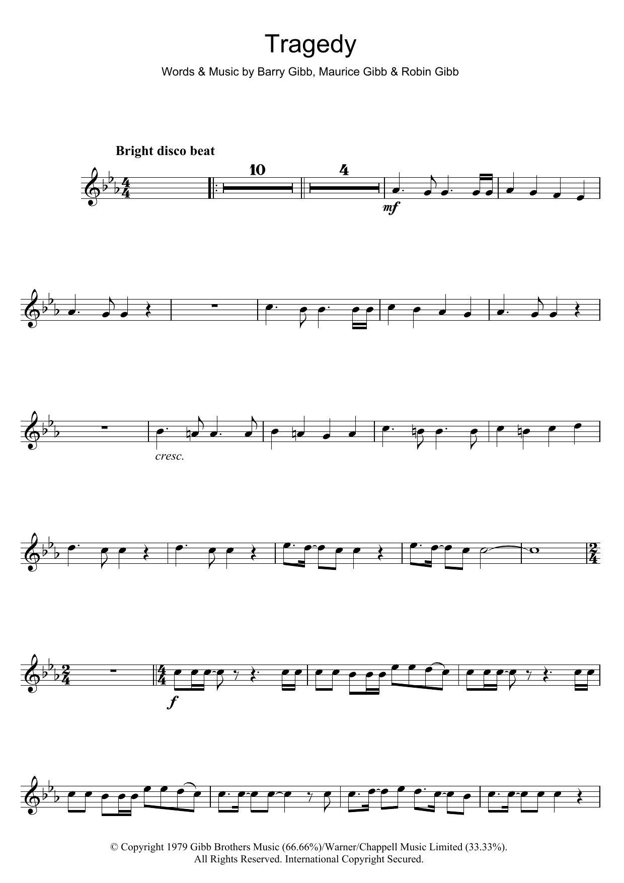 Steps Tragedy sheet music notes and chords arranged for Violin Solo
