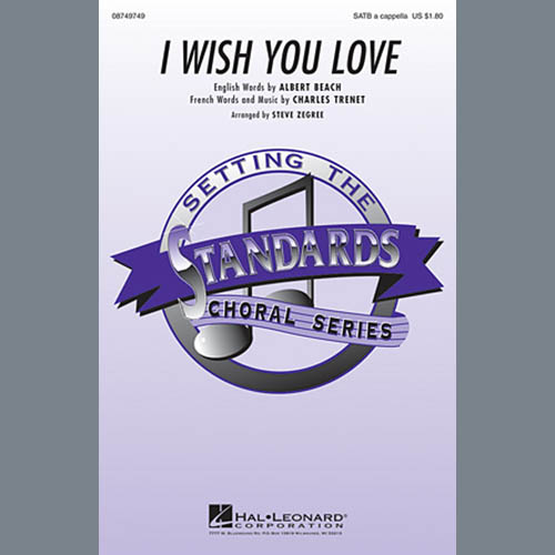 Easily Download Steve Zegree Printable PDF piano music notes, guitar tabs for  SATB Choir. Transpose or transcribe this score in no time - Learn how to play song progression.