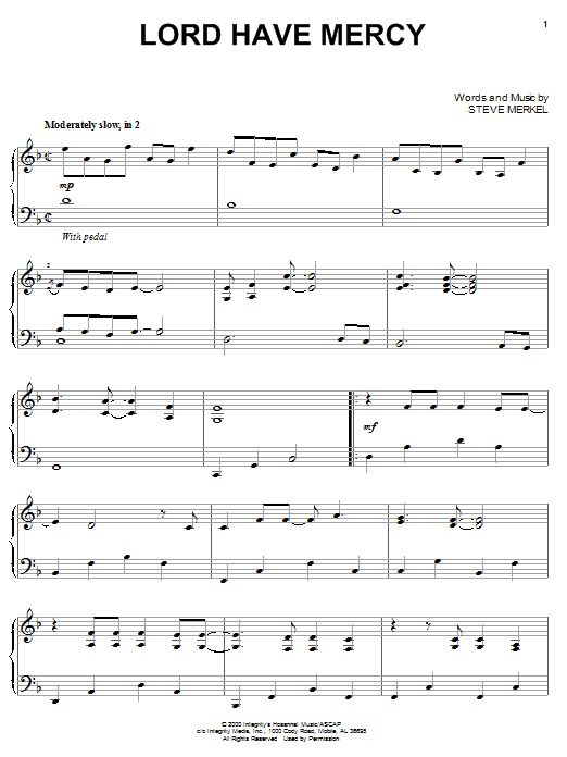 Steve Merkel Lord Have Mercy sheet music notes and chords. Download Printable PDF.