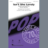 Stevie Wonder 'Isn't She Lovely (arr. Ed Lojeski)' SAB Choir