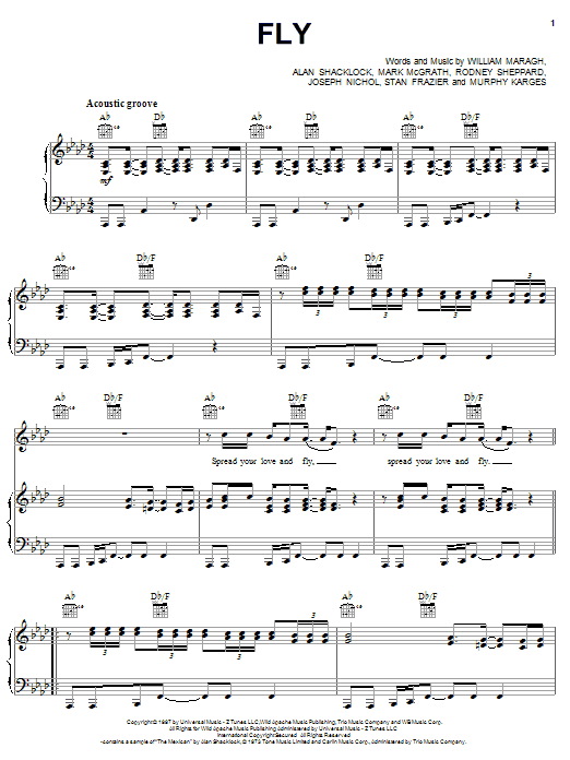 Sugar Ray Fly sheet music notes and chords arranged for Easy Guitar