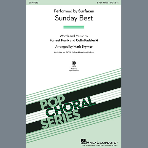 Easily Download Surfaces Printable PDF piano music notes, guitar tabs for  SATB Choir. Transpose or transcribe this score in no time - Learn how to play song progression.