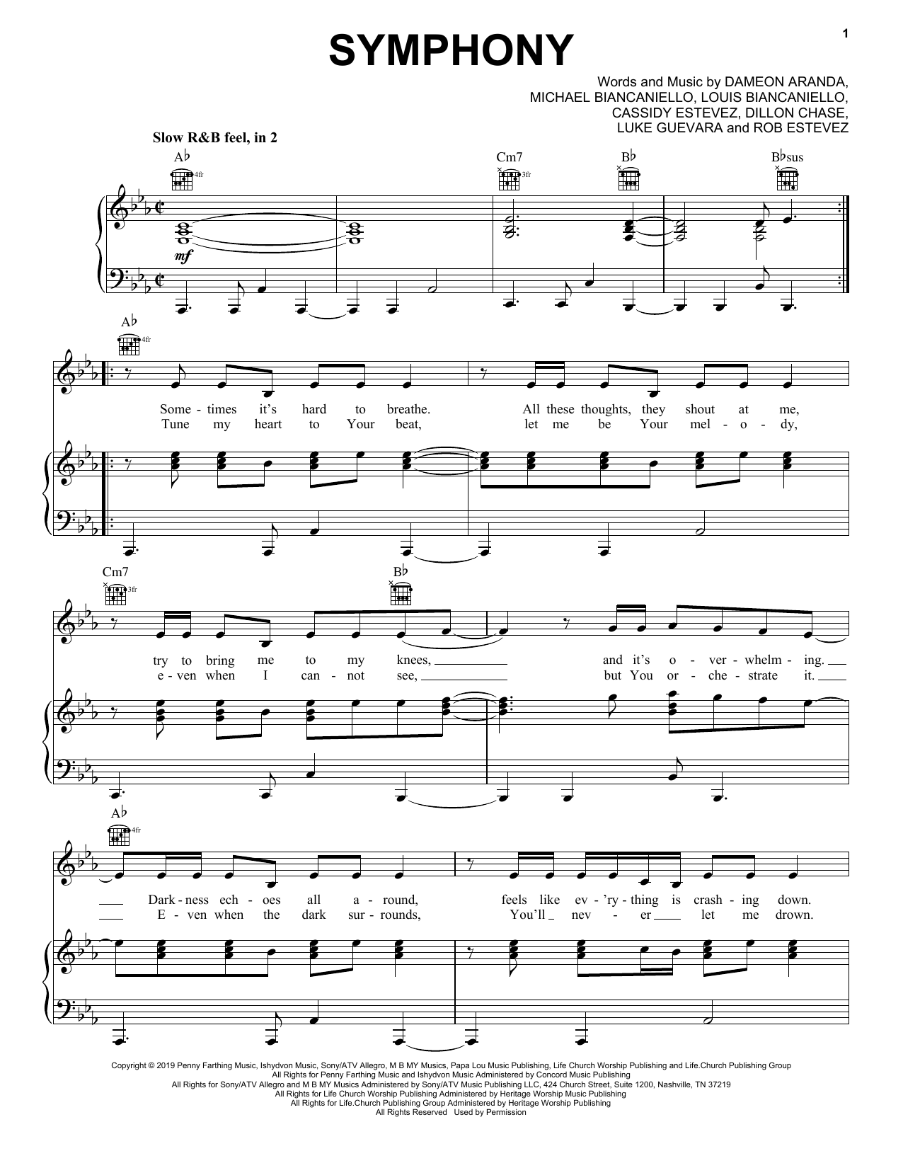 Switch Symphony (feat. Dillon Chase) sheet music notes and chords arranged for Piano, Vocal & Guitar Chords (Right-Hand Melody)