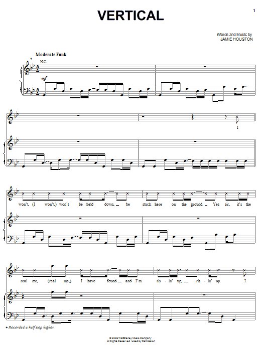 T-Squad Vertical sheet music notes and chords arranged for Piano, Vocal & Guitar Chords (Right-Hand Melody)