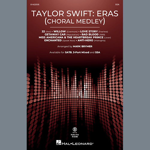 Easily Download Taylor Swift Printable PDF piano music notes, guitar tabs for  3-Part Mixed Choir. Transpose or transcribe this score in no time - Learn how to play song progression.