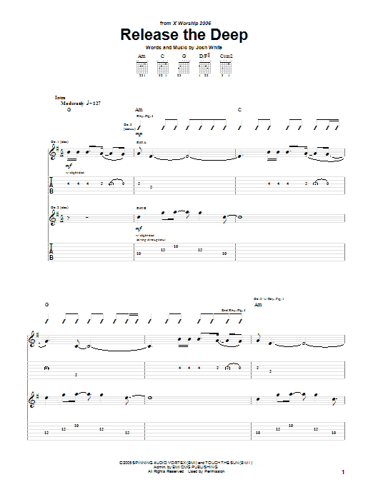 Telecast Release The Deep sheet music notes and chords arranged for Guitar Tab