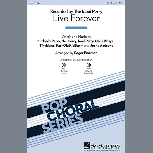 Easily Download The Band Perry Printable PDF piano music notes, guitar tabs for  SATB Choir. Transpose or transcribe this score in no time - Learn how to play song progression.