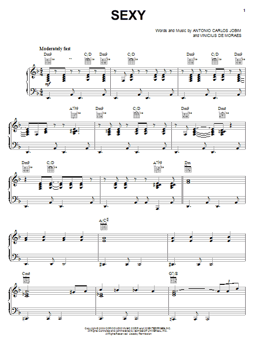 The Black Eyed Peas Sexy sheet music notes and chords arranged for Piano, Vocal & Guitar Chords (Right-Hand Melody)