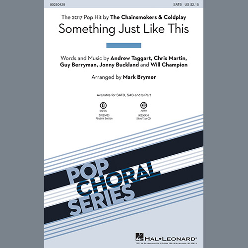 Easily Download The Chainsmokers & Coldplay Printable PDF piano music notes, guitar tabs for  2-Part Choir. Transpose or transcribe this score in no time - Learn how to play song progression.