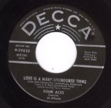 The Four Aces 'Love Is A Many-Splendored Thing' Piano, Vocal & Guitar Chords (Right-Hand Melody)