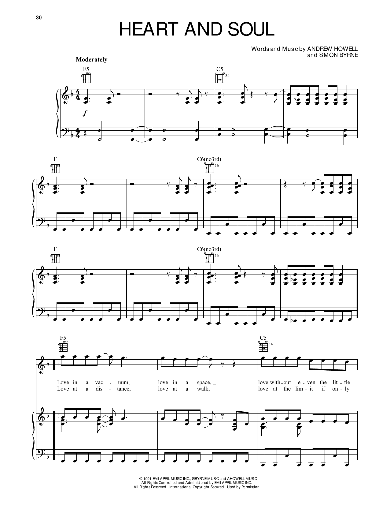 The Monkees Heart And Soul sheet music notes and chords arranged for Piano, Vocal & Guitar Chords (Right-Hand Melody)