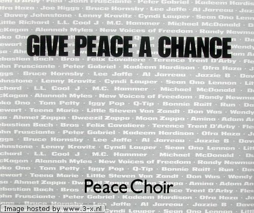 Easily Download The Peace Choir Printable PDF piano music notes, guitar tabs for  Piano, Vocal & Guitar Chords (Right-Hand Melody). Transpose or transcribe this score in no time - Learn how to play song progression.