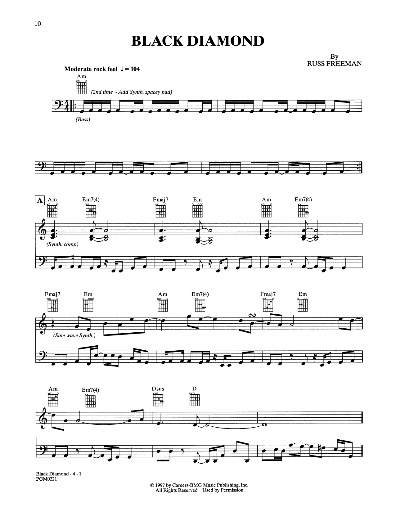 The Rippingtons Black Diamond sheet music notes and chords arranged for Solo Guitar