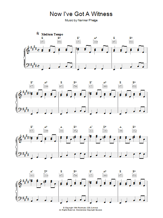 The Rolling Stones Now I've Got A Witness sheet music notes and chords arranged for Piano Solo