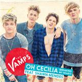 The Vamps 'Oh Cecilia (Breaking My Heart)' Piano, Vocal & Guitar Chords