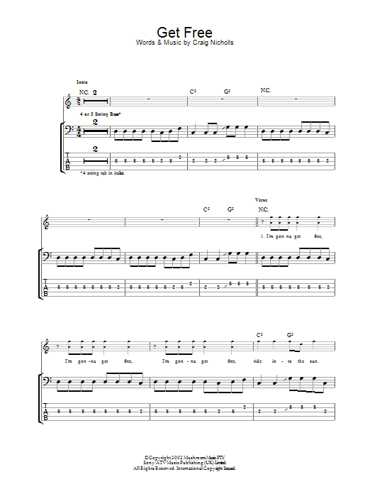 The Vines Get Free sheet music notes and chords arranged for Guitar Chords/Lyrics
