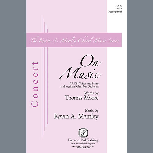 Easily Download Thomas Moore and Kevin A. Memley Printable PDF piano music notes, guitar tabs for  SATB Choir. Transpose or transcribe this score in no time - Learn how to play song progression.
