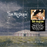 Tim McGraw 'Angry All The Time' Lead Sheet / Fake Book