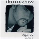 Tim McGraw with Faith Hill 'It's Your Love' Guitar Chords/Lyrics