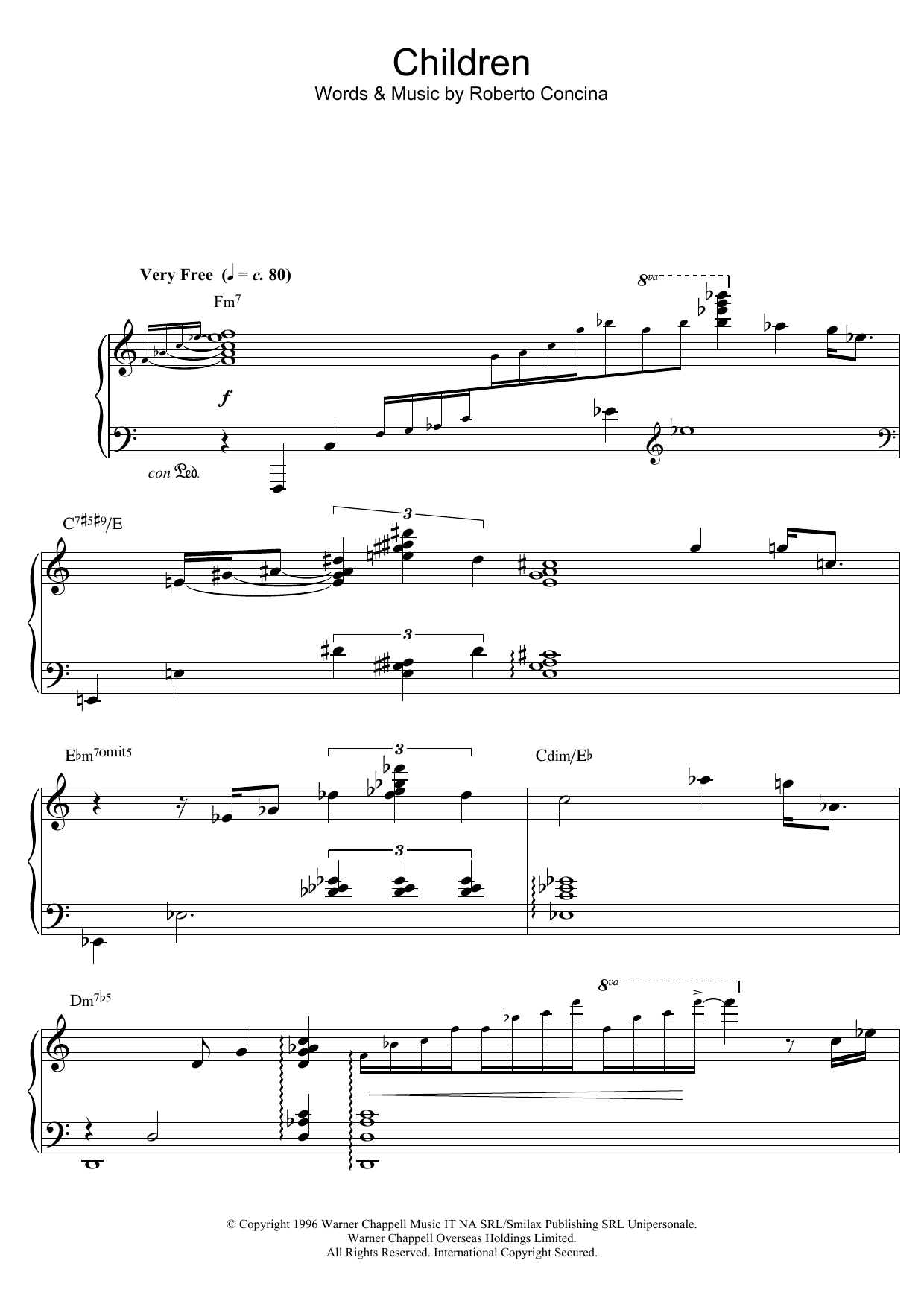 Tokio Myers Children (Interlude) sheet music notes and chords arranged for Piano Solo