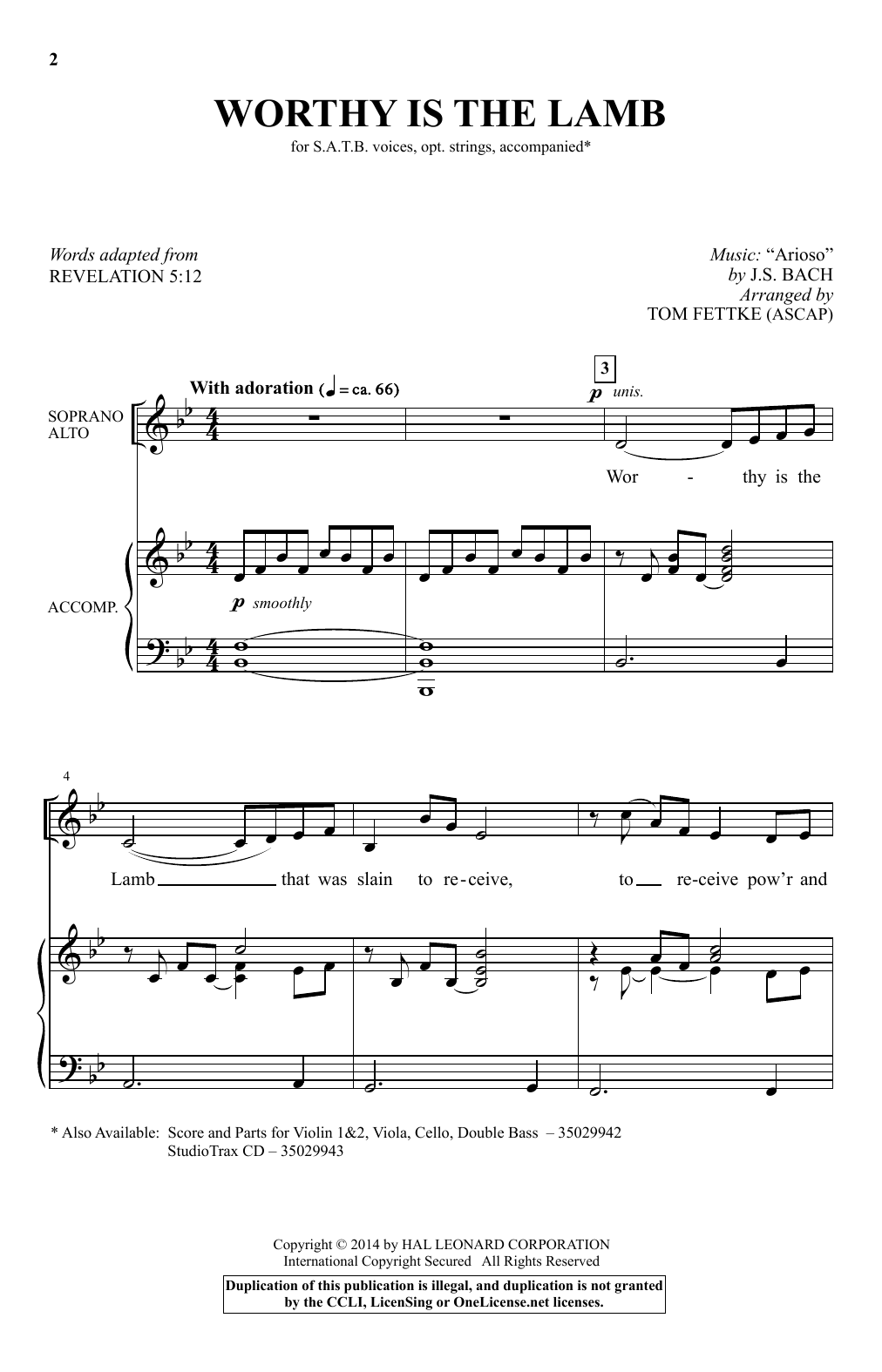 Tom Fettke Worthy Is The Lamb sheet music notes and chords arranged for SATB Choir