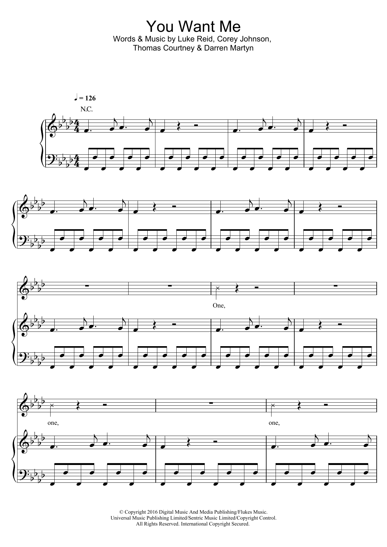 Tom Zanetti You Want Me (featuring Sadie Ama) sheet music notes and chords arranged for Piano, Vocal & Guitar Chords