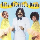 Tony Orlano & Dawn 'Knock Three Times' Piano, Vocal & Guitar Chords (Right-Hand Melody)