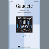 Traditional Carol 'Gaudete (arr. Philip Lawson)' SATB Choir
