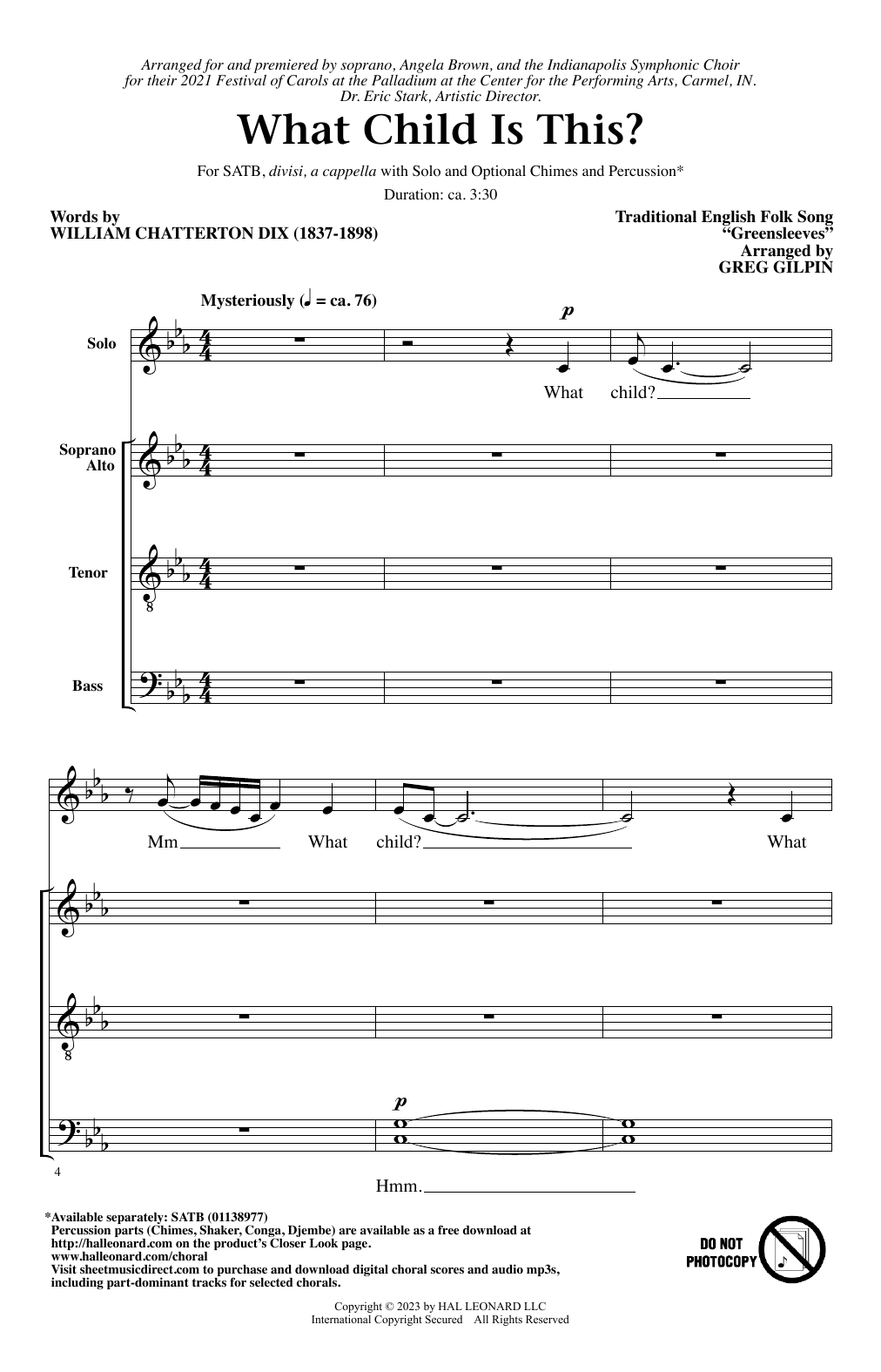 Traditional English Folk Song What Child Is This? (arr. Greg Gilpin) sheet music notes and chords arranged for Choir