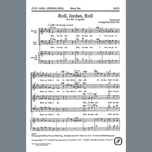 Easily Download Traditional Printable PDF piano music notes, guitar tabs for  SATB Choir. Transpose or transcribe this score in no time - Learn how to play song progression.