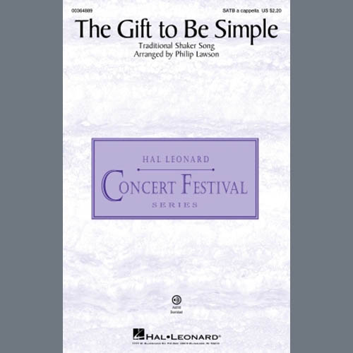 Easily Download Traditional Shaker Song Printable PDF piano music notes, guitar tabs for  SATB Choir. Transpose or transcribe this score in no time - Learn how to play song progression.