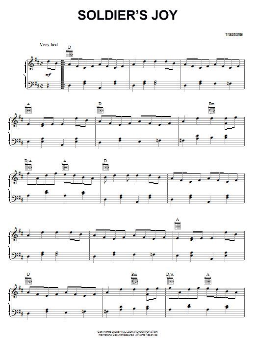 Traditional Soldier's Joy sheet music notes and chords arranged for Guitar Tab (Single Guitar)